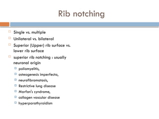 Superior Rib Notching Chest X Ray interpretation Felson radiology.pptx