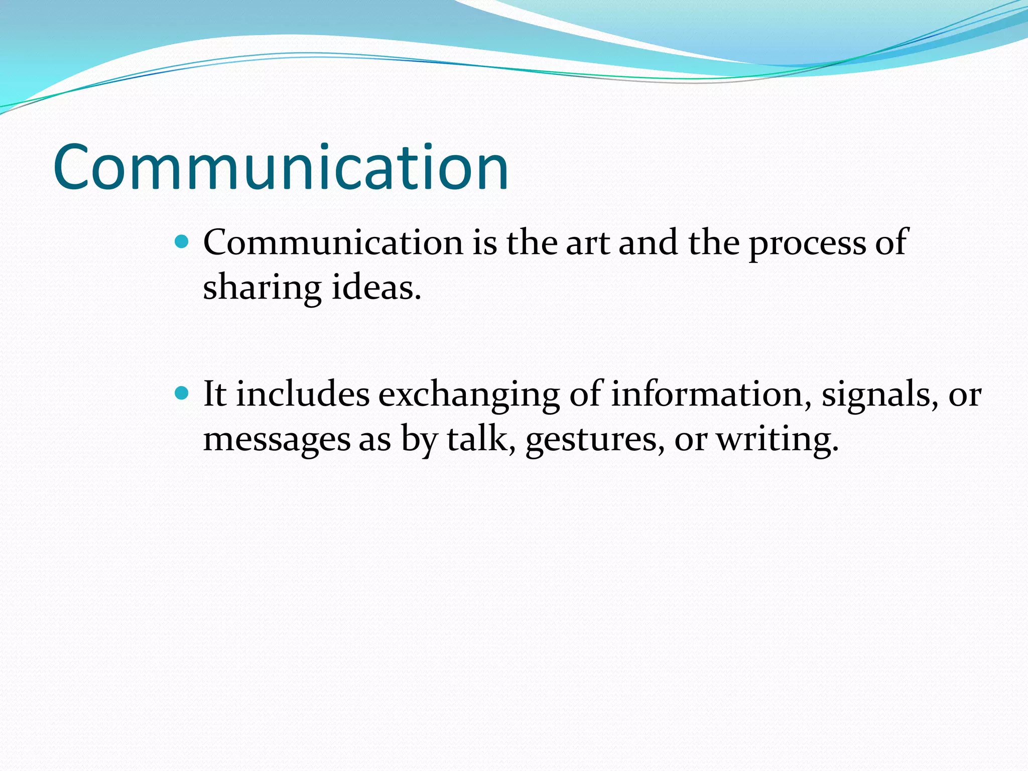 communication process and models | PPTX