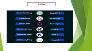 Introduction to the Artificial intelligence PPT | PPTX
