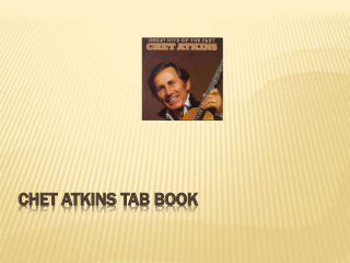 CHET ATKINS TAB BOOK
 