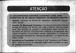 Chevette 1980 manual do proprietario