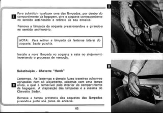 Chevette 1980 manual do proprietario