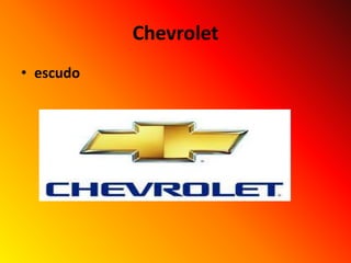 Chevrolet escudo 