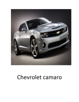 Chevrolet camaro
 
