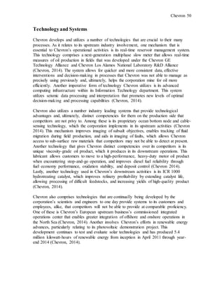 Chevron Strategic Business Analysis | DOCX