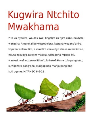Chewa Chichewa Motivational Diligence Tract.pdf