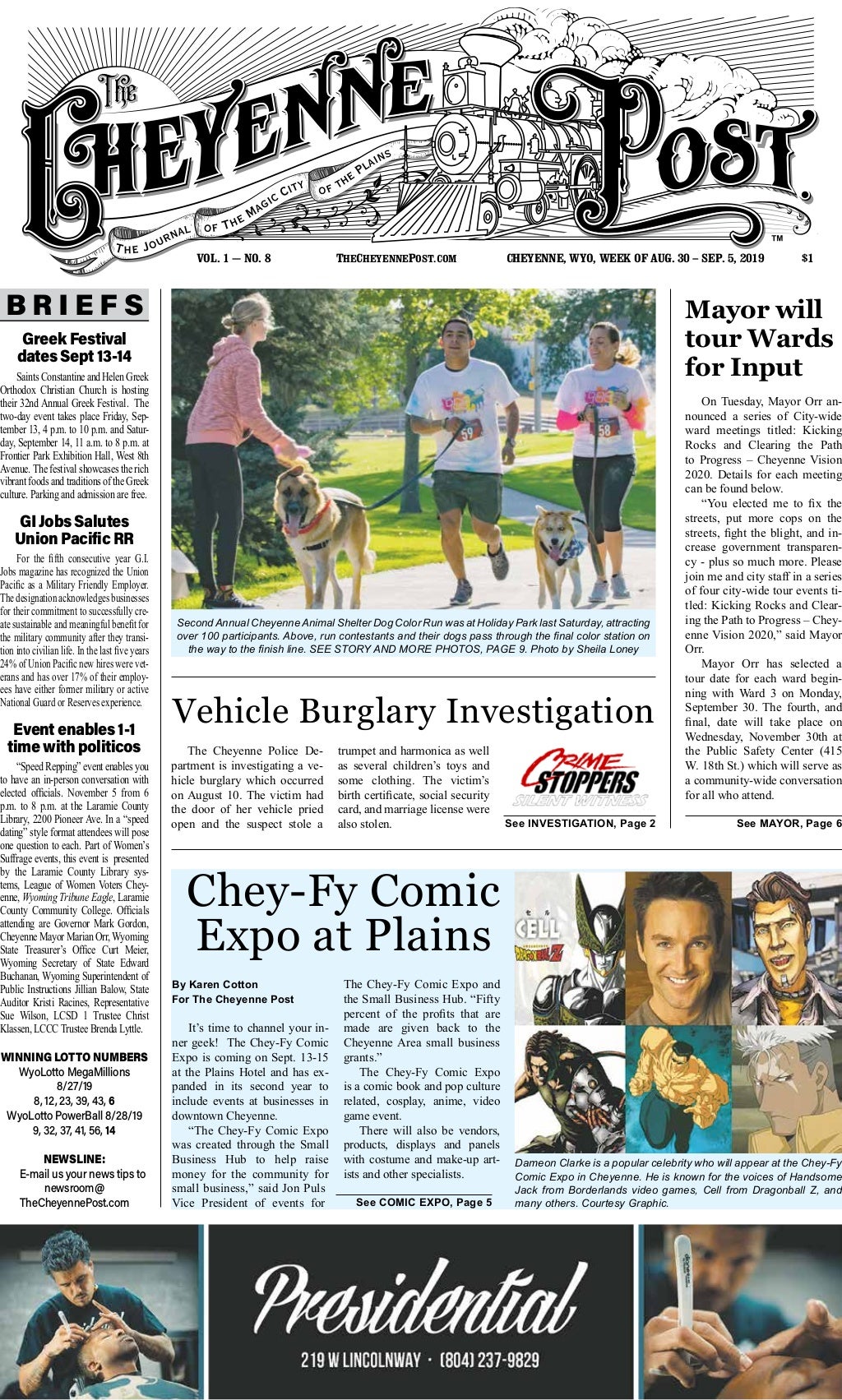 The Cheyenne Post - Volume 1 Issue 8