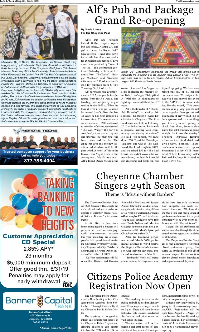 The Cheyenne Post Volume 1 Issue 8