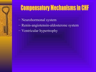 – Neurohormonal system
– Renin-angiotensin-aldosterone system
– Ventricular hypertrophy
 