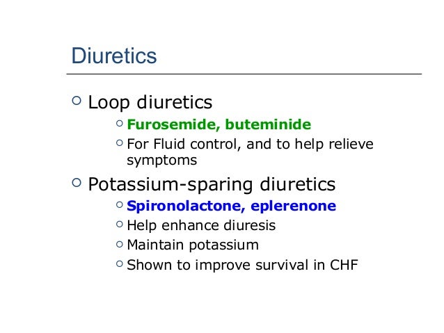 Potassium Sparing Diuretics And Ace Inhibitors