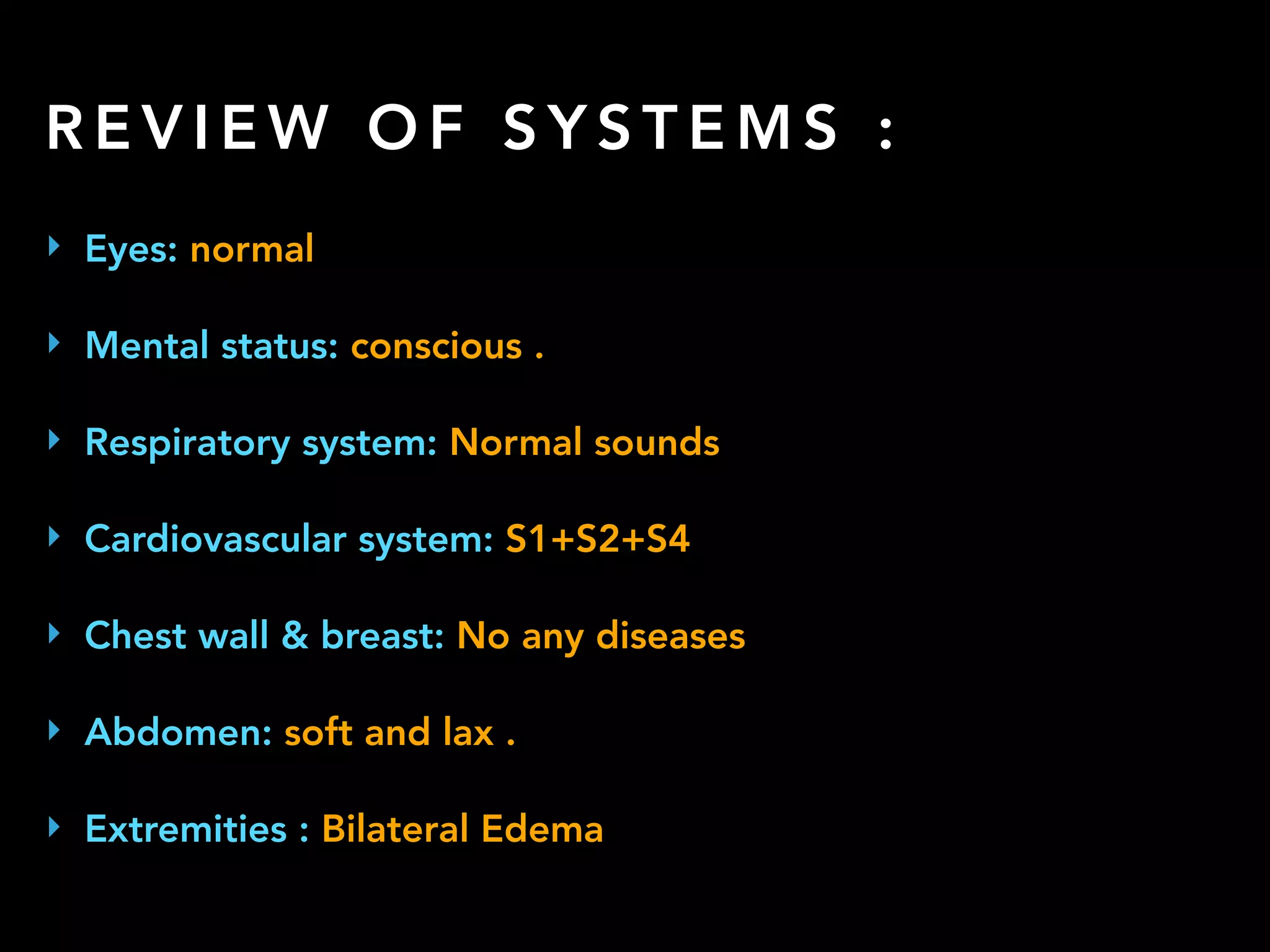 Congestive Heart Failure Case Presentation | PDF
