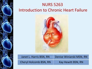 NURS 5263 Introduction to Chronic Heart Failure  