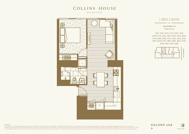 Collins House Melbourne Floorplans Call +65 9189 8321