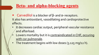 Congestive Heart Failure and Drugs used in CCF by Dr. Pawan | PPTX
