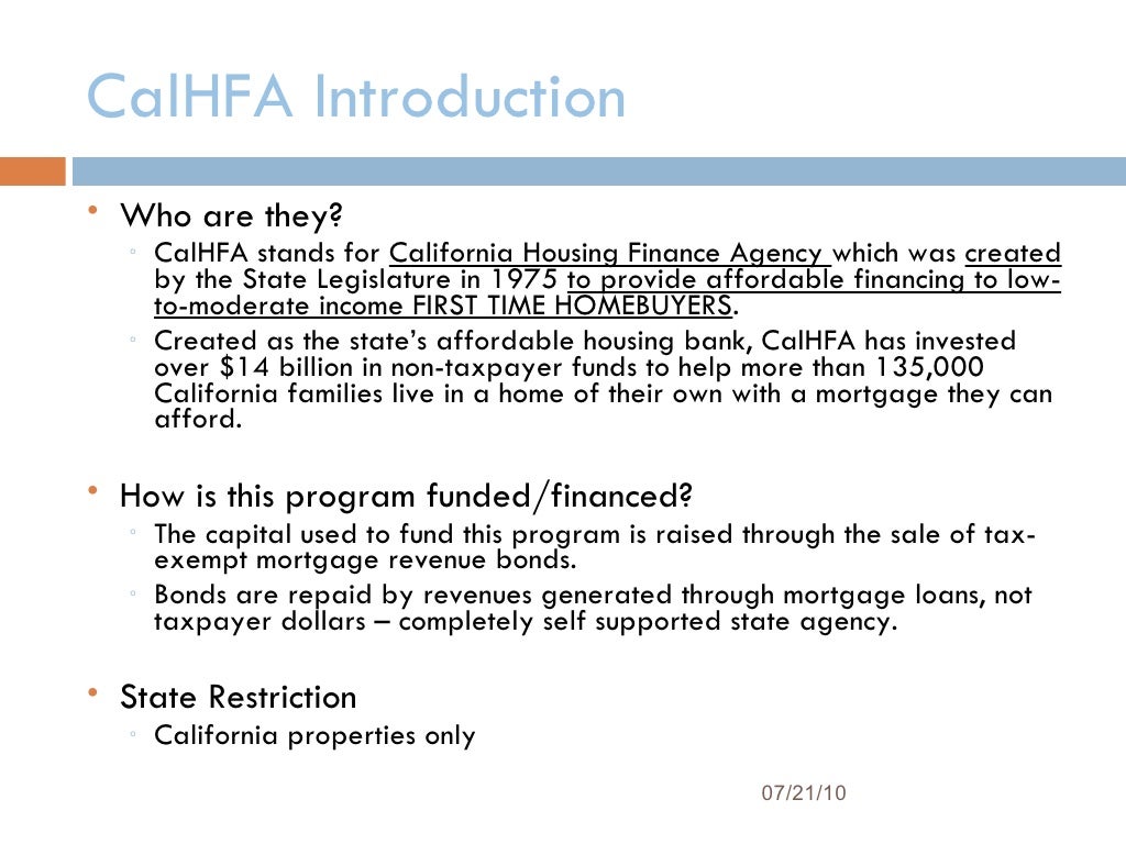 CHFA Presentation