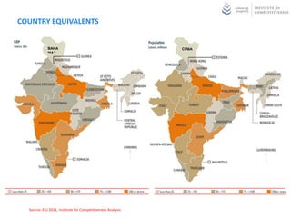 EXPORTS FROM THE TOP 15 STATES PERCENTAGE OF THE TOTAL


                                                   Jammu and Kashmir


                                                          Himachal Pradesh
                                   Pakistan                                         China
                                                     Punjab     Uttarakhand
                                                     1.6
                                                      Haryana
                                                        3.4 Delhi                                             Arunachal Pradesh
                                                                            Nepal
                                                            2.4
                                                              Uttar Pradesh                  Sikkim
                                              Rajasthan            3.3
                                                2.1                                                       Assam Nagaland
                                                                                     Bihar            Meghalaya
                                                                                                               Manipur
                                                                                                          Tripura
                                     Gujarat                                    Jharkhand                     Mizoram
                                      24.6              Madhya Pradesh                West Bengal
                                                           1.2                            2.8
                                                                     Chhattisgarh

                                                                               Odisha
                                                                                2.8
                                                  Maharashtra
                                                   21.4                                      Bay of Bengal
                            Arabian Sea

                                                              Andhra Pradesh
                                                                 5.0
                                               Goa
                                              0.7
                                                  Karnataka
                                                    5.4




                                                          Tamil Nadu
                                                     Kerala 9.3
                                                       2.6


                                                                   Sri Lanka
                                                Indian Ocean




  Source: Institute for Competitiveness Analysis
 