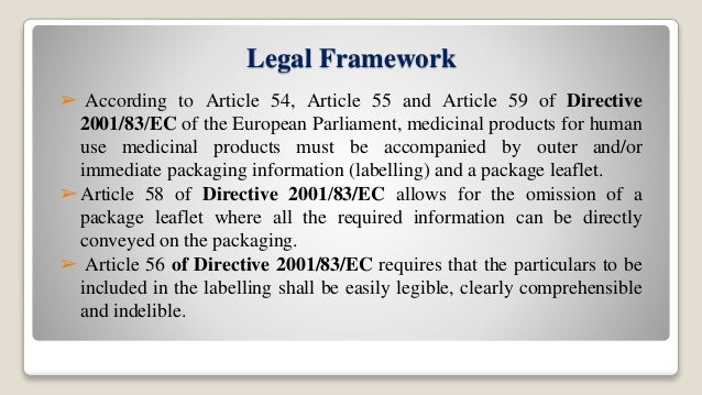 article 1 3 connected with directive 2001 83 ec article 5 3 with directive 2001 83 ec