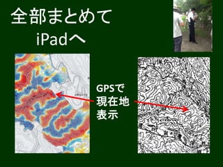 全部まとめて
iPadへ
GPSで
現在地
表示
 