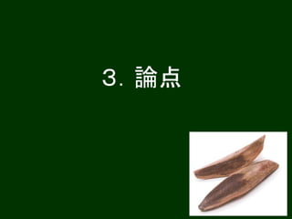 ３．論点
 