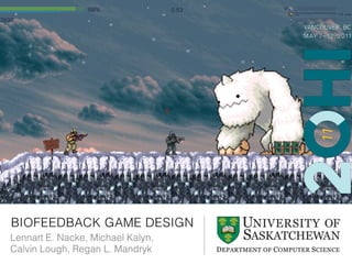 CHI 2011: Biofeedback Game Design