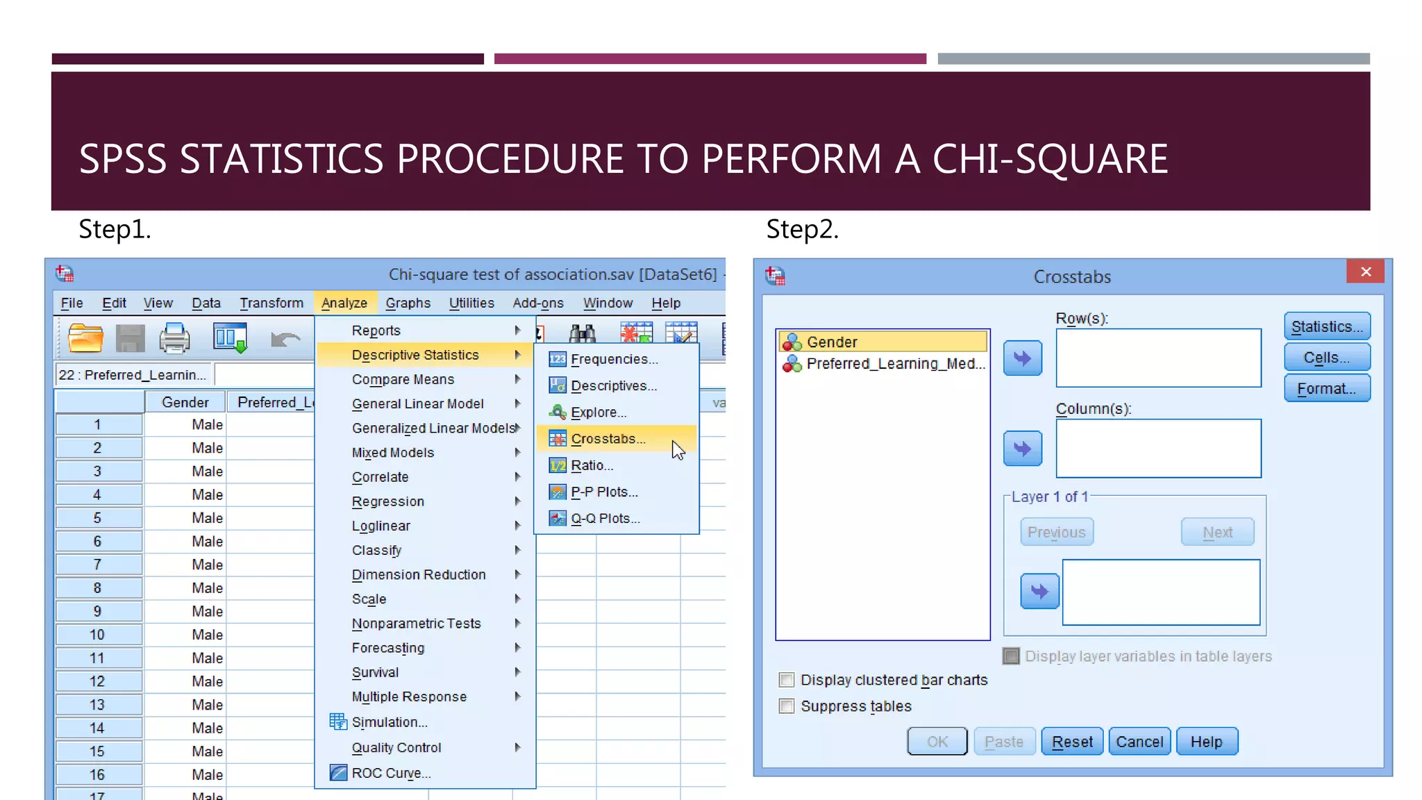 Chi square (Educational Statistics/researches) | PPTX