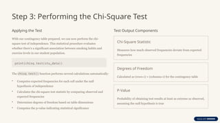 Chi-Square-Test-in-R based of foundation stats | PPTX