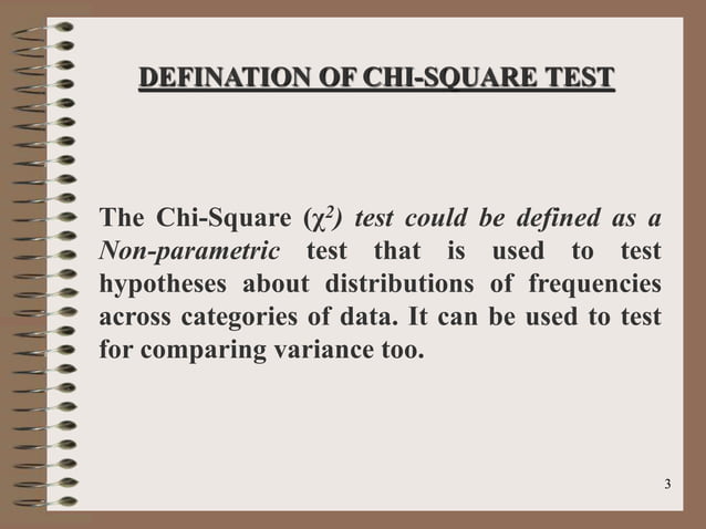 Chi square test | PPT