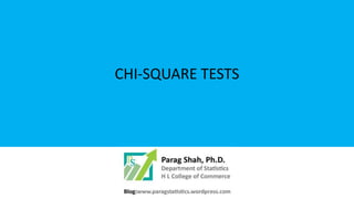 CHI-SQUARE TESTS
 