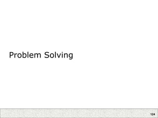 124
Problem Solving
 