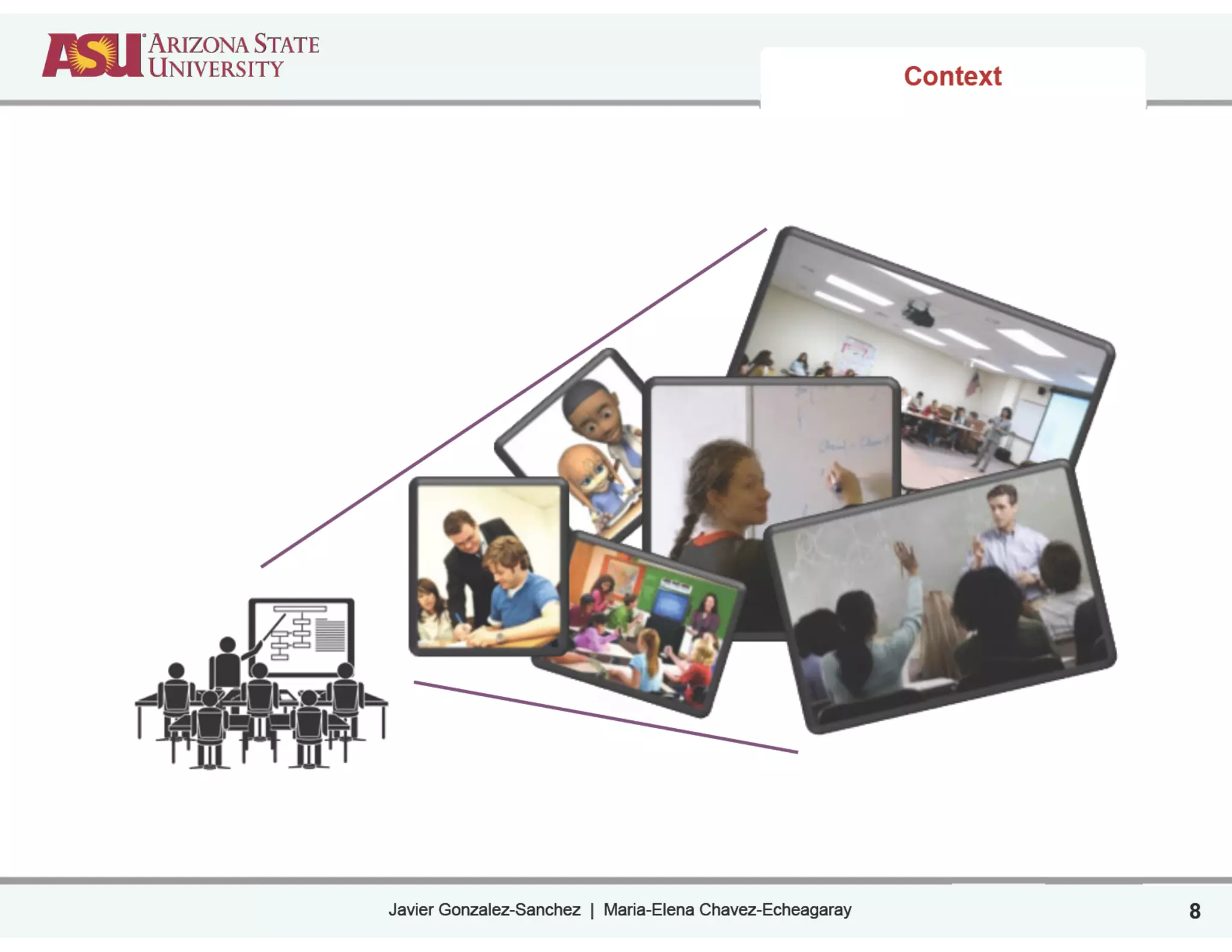 Javier Gonzalez-Sanchez | Maria-Elena Chavez-Echeagaray
Context
8
 