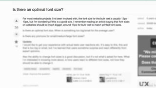 Make it Big! The Effect of Font Size and Line Spacing on Online Readability.