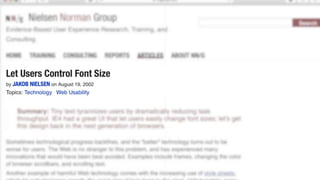 Make it Big! The Effect of Font Size and Line Spacing on Online Readability.