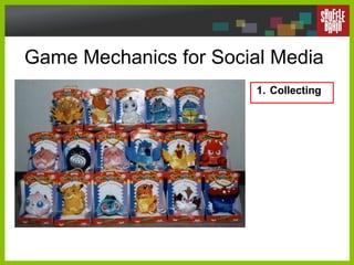 Game Mechanics for Social Media <ul><li>Collecting </li></ul>