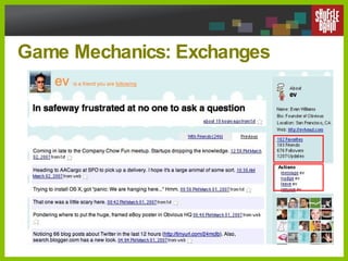 Game Mechanics: Exchanges 
