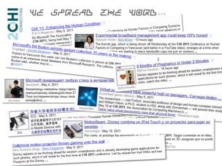 We Spread the Word…