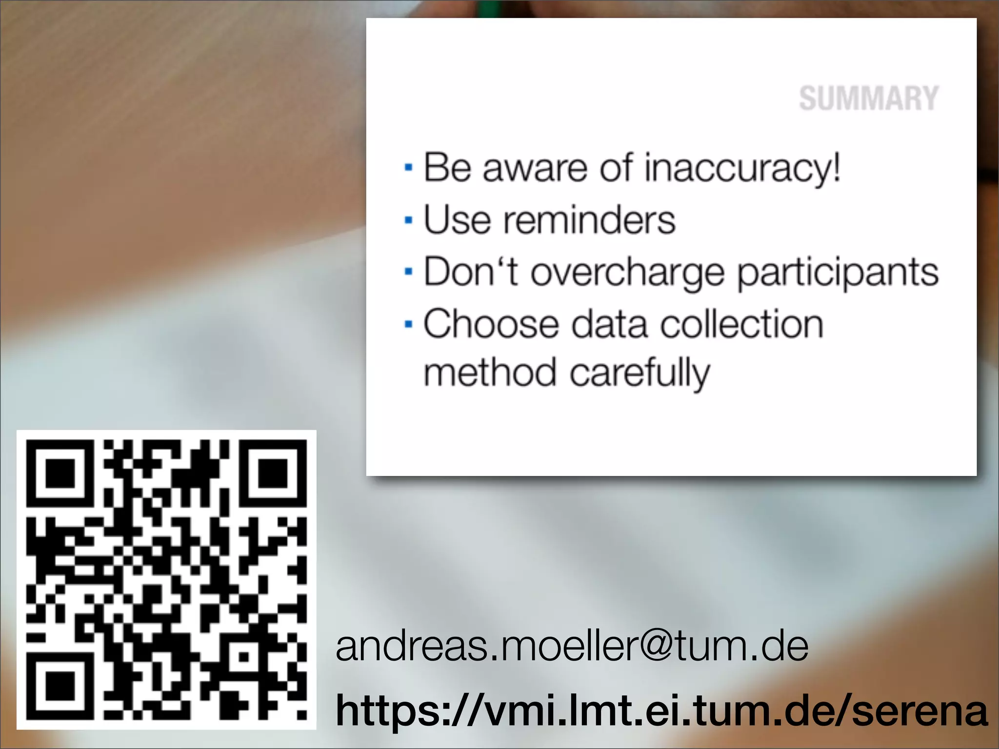 andreas.moeller@tum.de
https://vmi.lmt.ei.tum.de/serena
 