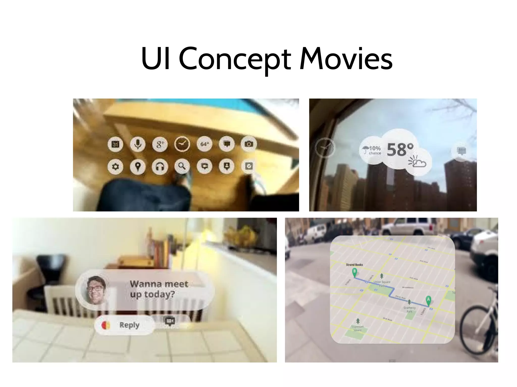 UI Concept Movies
 