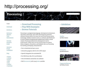 http://processing.org/
 