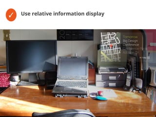 ✓ Use relative information display
calendar card - in 10 minutes, Fri - viewsnap
 