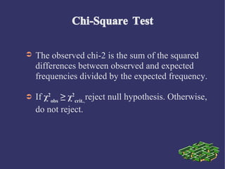 Chi2 Anova | PPT