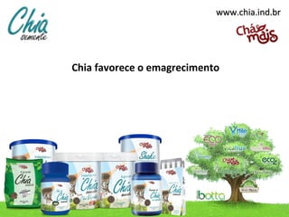 www.chia.ind.br




Chia favorece o emagrecimento
 