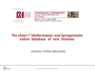 Orfeo Mazzella | CM1D database   1
 