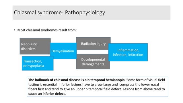 chiasmal syndrome.pptx | Eye and Vision Conditions | Diseases and ...