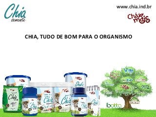 www.chia.ind.br




CHIA, TUDO DE BOM PARA O ORGANISMO
 