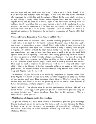 An over view on Angora THE ANIMAL FIBER | DOCX