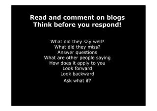 Listening Bootcamp Slides