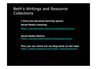 Listening Bootcamp Slides