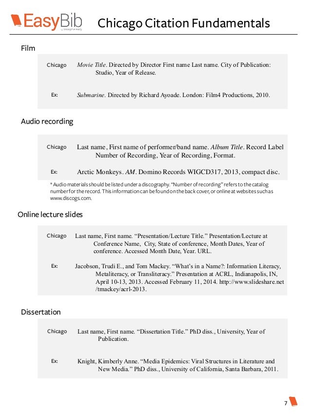 Chicago citation basics pt 1 &amp; 2
