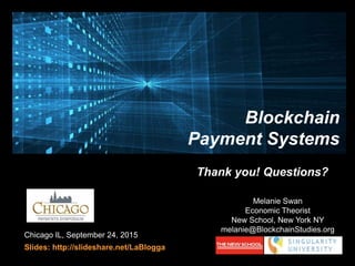 Blockchain Payment Systems