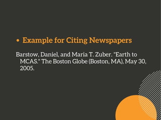 Chicago Formatting Style